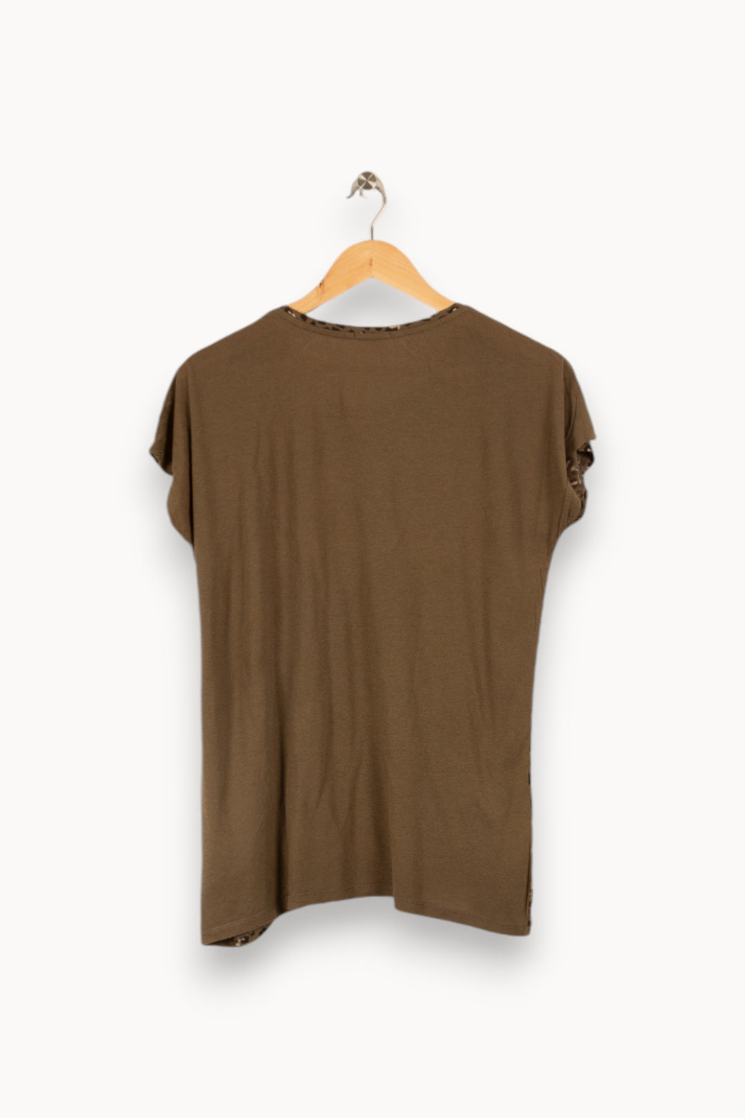 T-shirt vert léopard - Taille M/38