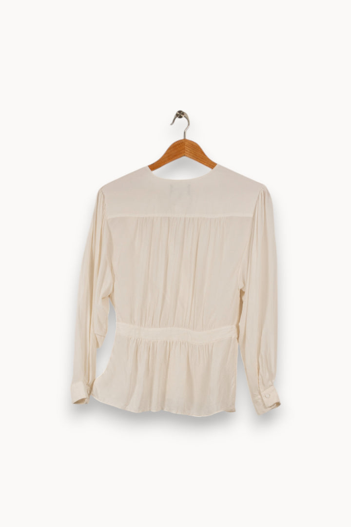 Blouse blanche - Taille S/36 de la marque The Kooples | PARAD15738 - Vendu par Paradigme - Image 3
