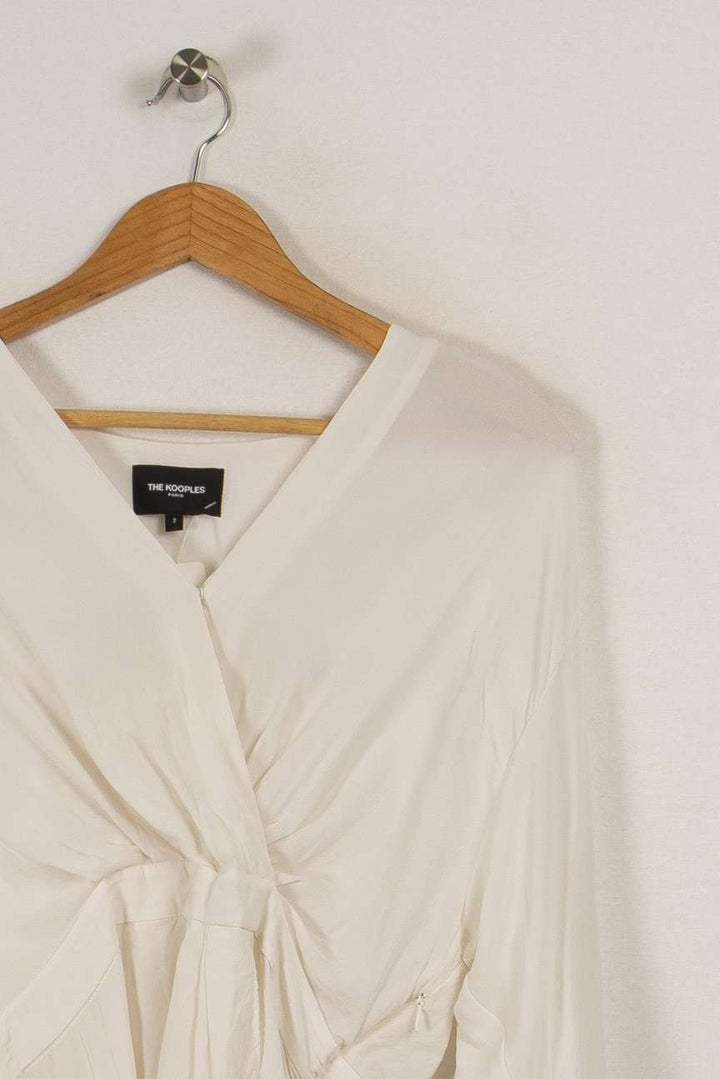 Blouse blanche - Taille S/36 de la marque The Kooples | PARAD15738 - Vendu par Paradigme - Image 2