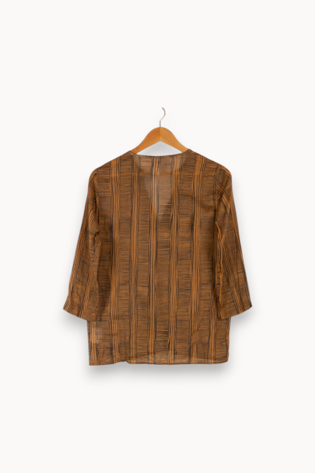Blouse marron - Taille S/36 de la marque Diega | PARAD15767 - Vendu par Paradigme - Image 3