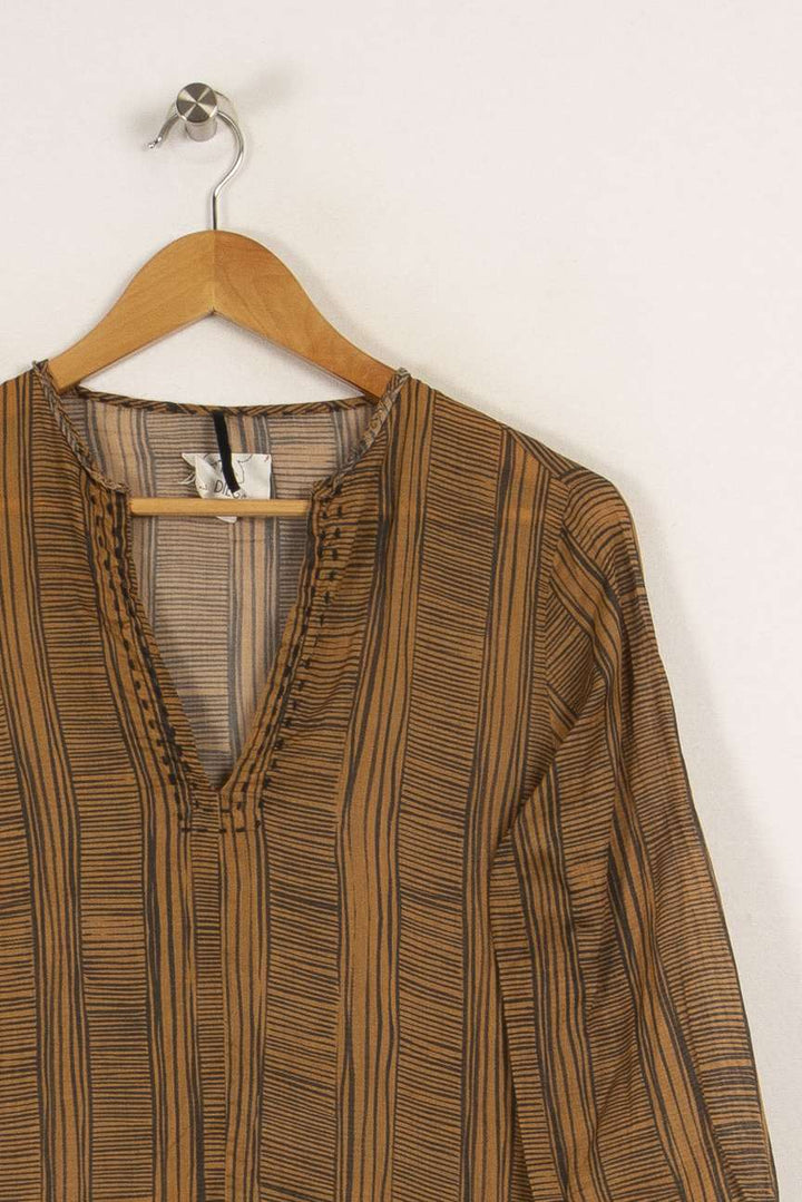 Blouse marron - Taille S/36 de la marque Diega | PARAD15767 - Vendu par Paradigme - Image 2