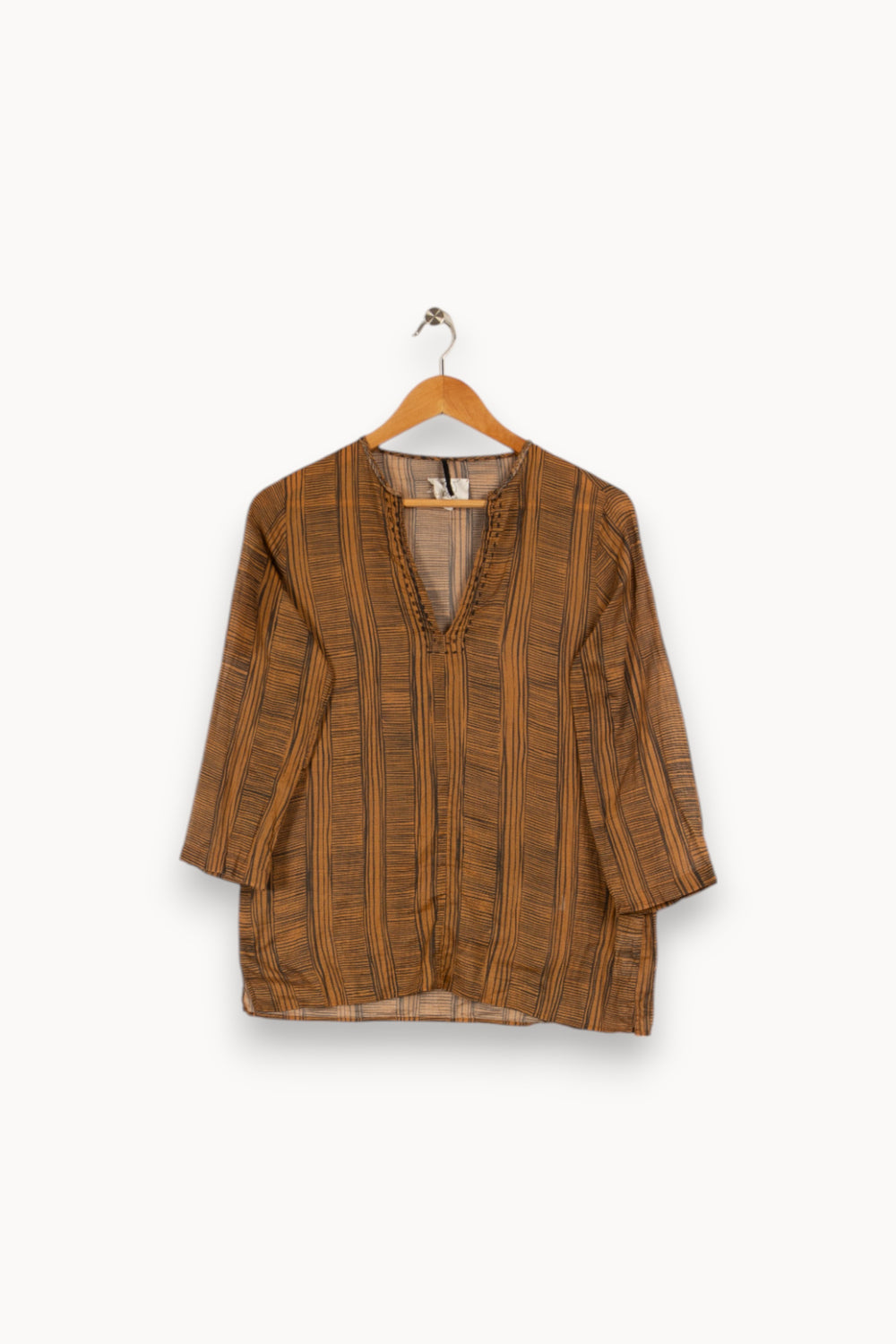 Blouse marron - Taille S/36 de la marque Diega | PARAD15767 - Vendu par Paradigme - Image 1