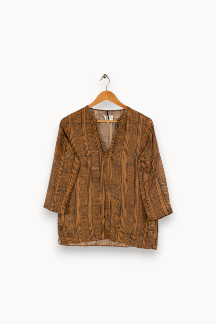 Blouse marron - Taille S/36 de la marque Diega | PARAD15767 - Vendu par Paradigme - Image 1