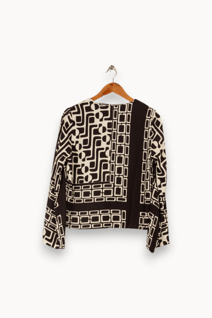 Blouse noire et blanche - Taille M/38