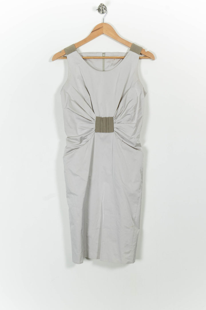 Robe Midi Grise - Taille S/36 de la marque Paule Ka | PARAD15818 - Vendu par Paradigme - Image 2
