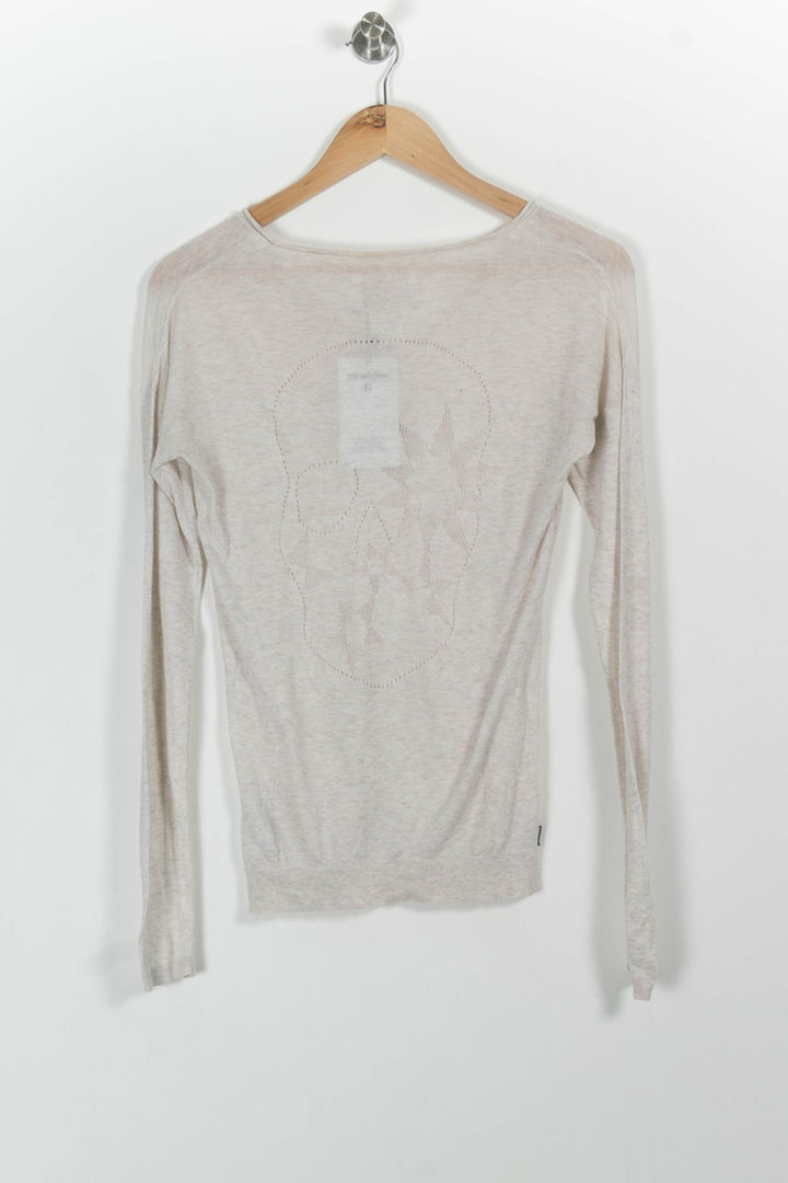 Pull Gris clair - Taille XS/34 de la marque Zadig&Voltaire | PARAD15822 - Vendu par Paradigme - Image 4