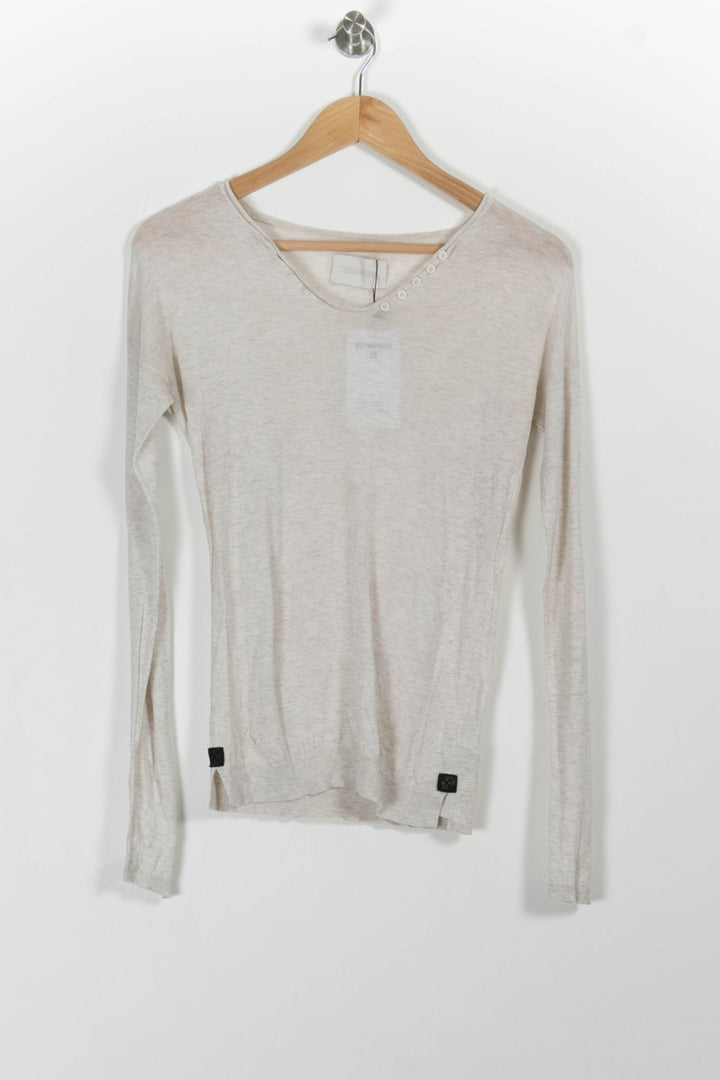 Pull Gris clair - Taille XS/34 de la marque Zadig&Voltaire | PARAD15822 - Vendu par Paradigme - Image 2
