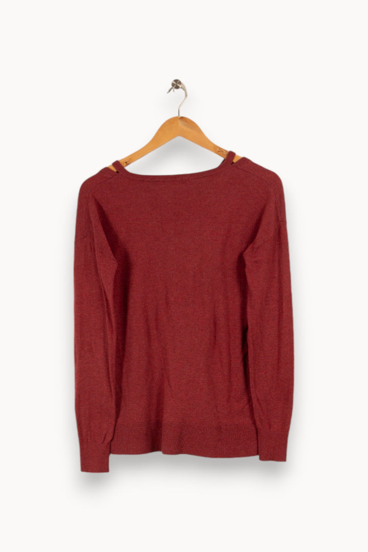 Pull bordeaux - Taille S/36