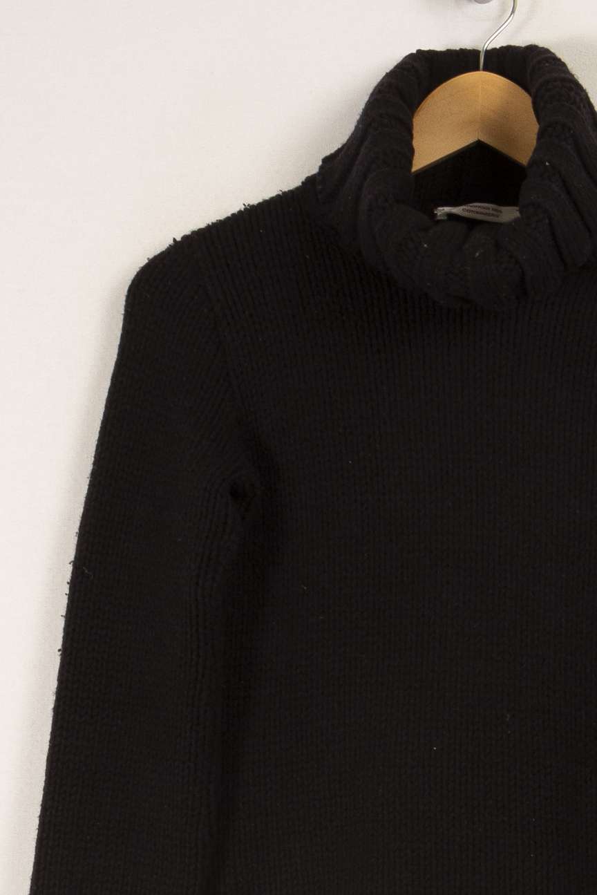 Pull en maille noir à col roulé - Taille S/36