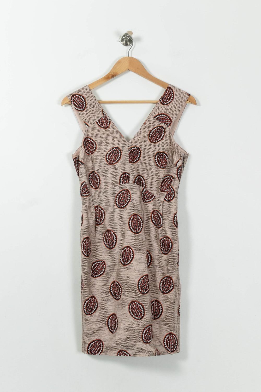 Robe Sans Manches Beige et Marron - Taille XS/34 de la marque Bimba y Lola | PARAD15892 - Vendu par Paradigme - Image 2