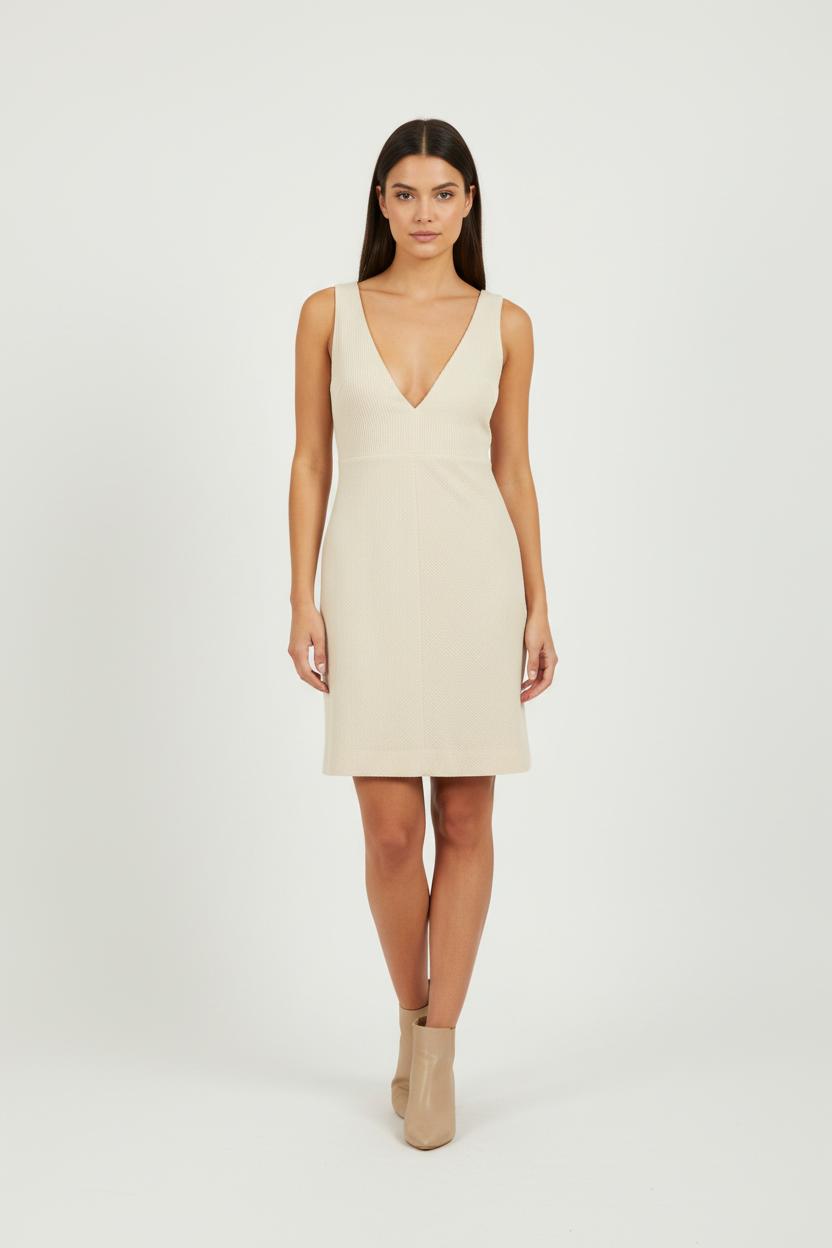 Robe Sans Manches Beige - Taille L/40 de la marque Caroll | PARAD15927 - Vendu par Paradigme - Image 1