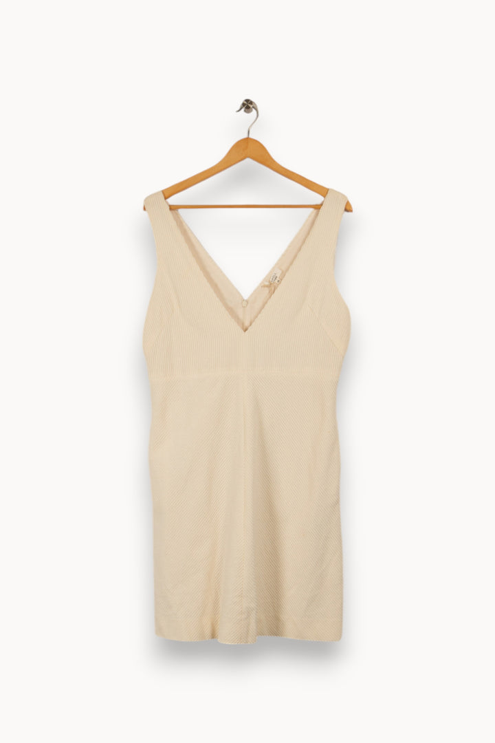 Robe Sans Manches Beige - Taille L/40 de la marque Caroll | PARAD15927 - Vendu par Paradigme - Image 2