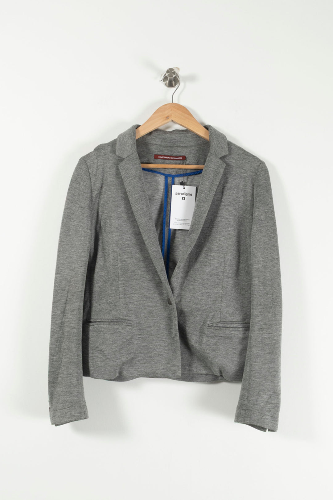 Blazer Gris - Taille L/40 de la marque Comptoir des Cotonniers | PARAD15960 - Vendu par Paradigme - Image 2