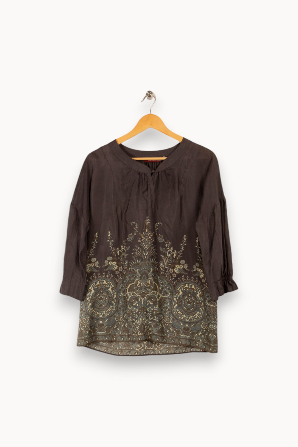 Blouse grise à motifs - Taille L/40