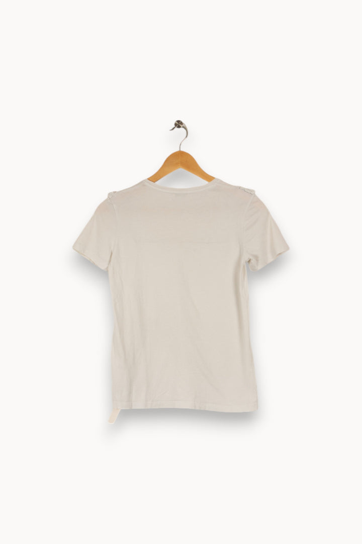 T-shirt blanc - Taille XS/34