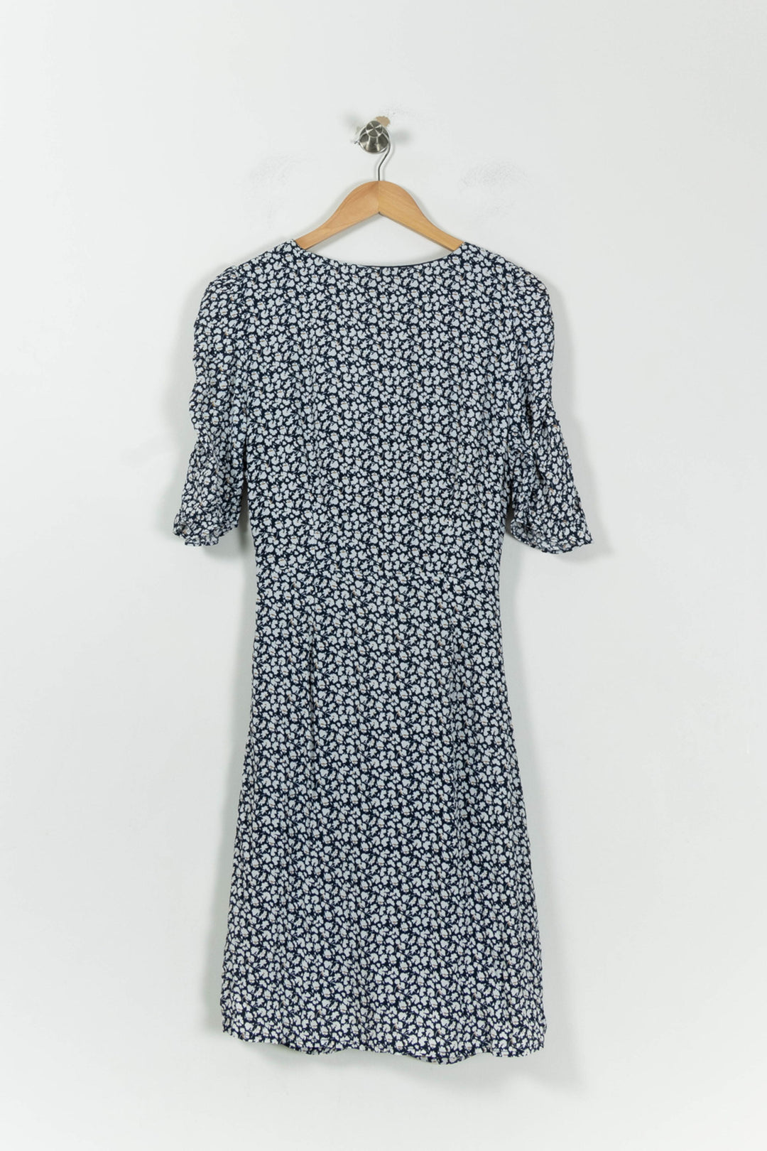 Robe Fleurie Bleue et Blanche - Taille L/40 de la marque Petite Mendigote | PARAD16013 - Vendu par Paradigme - Image 4