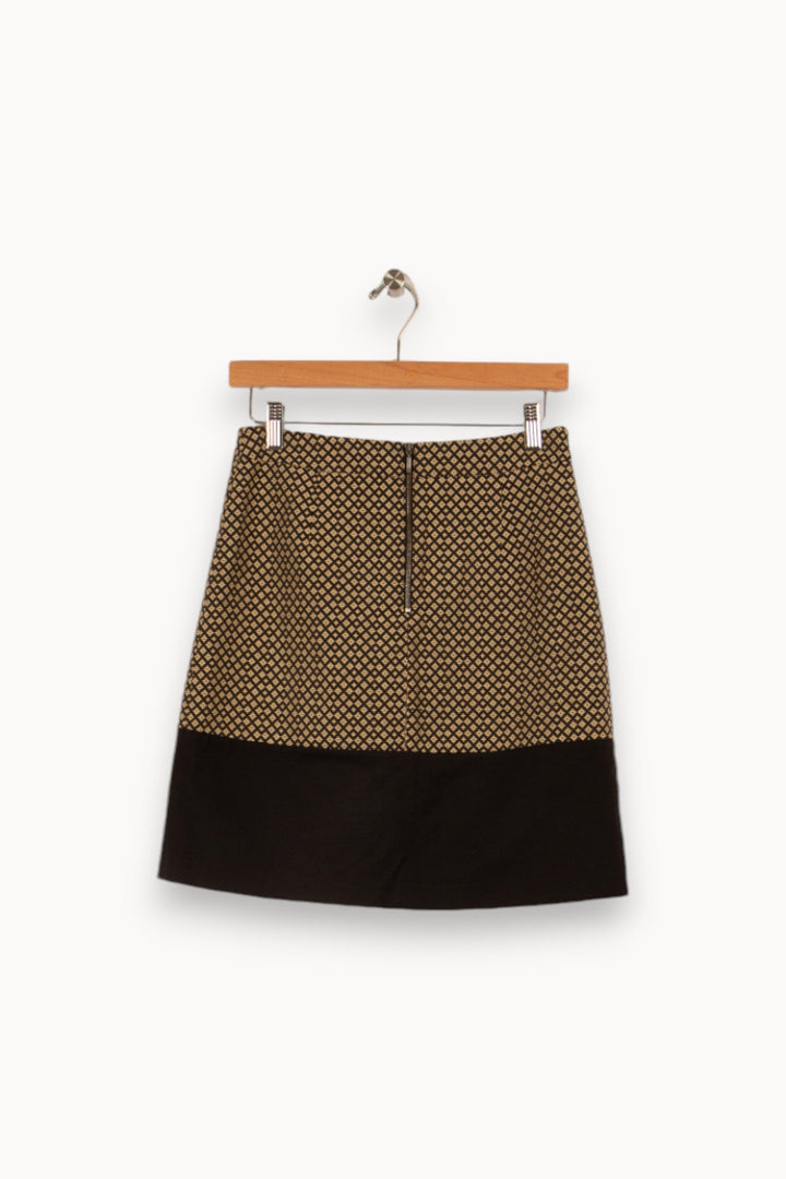 Jupe beige et bleue - Taille S/36
