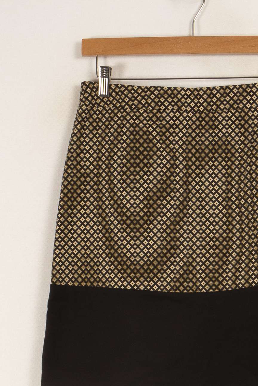 Jupe beige et bleue - Taille S/36
