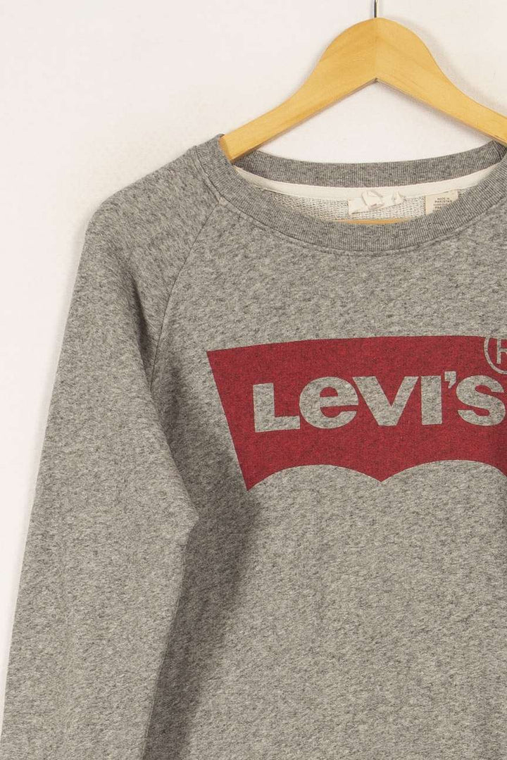 Sweat gris avec inscription Levi's - Taille XS/34