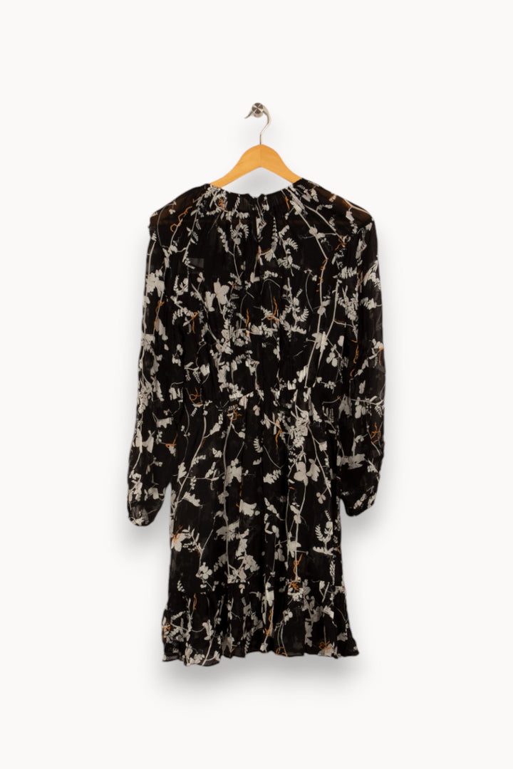 Robe noire à motifs - Taille XS/34