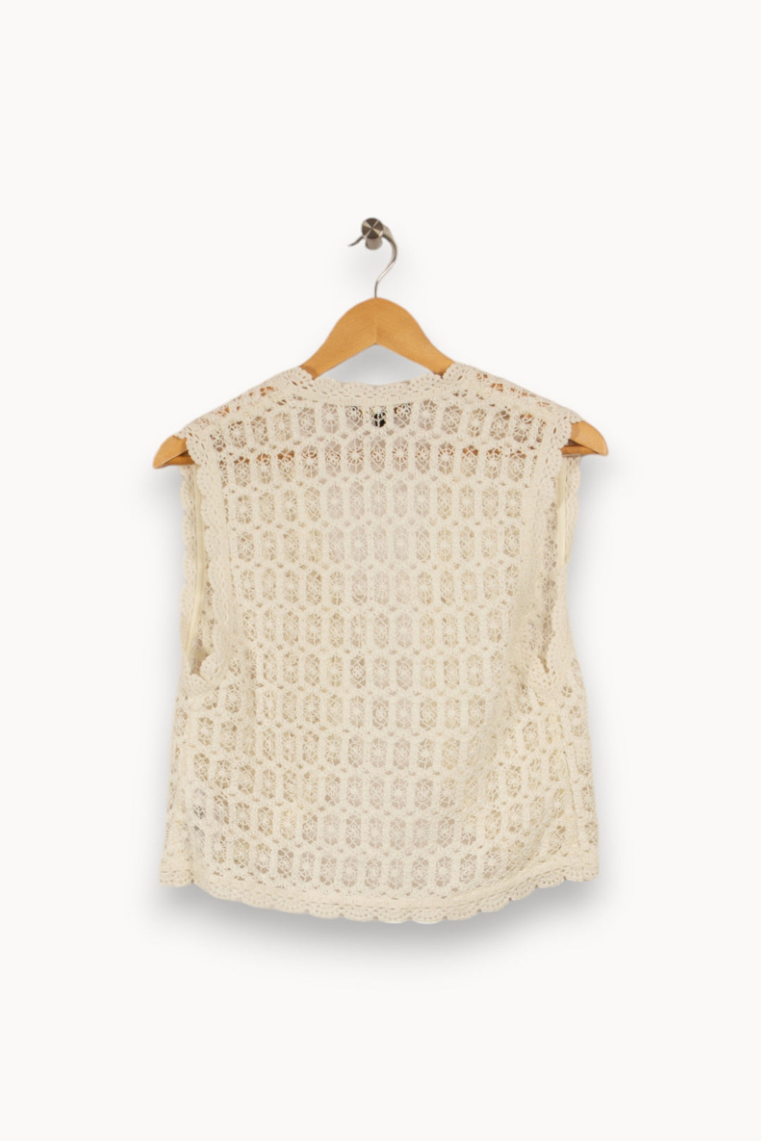 Gilet en dentelle blanc - Taille S/36