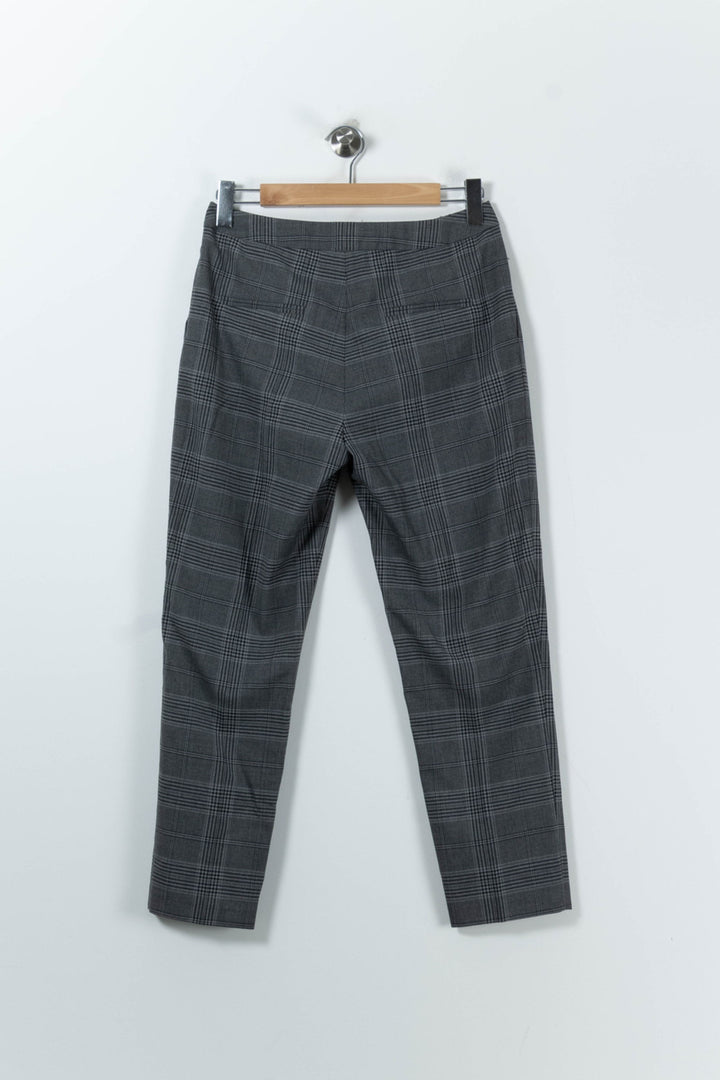 Pantalon Carreaux Gris - Taille S/36 de la marque Tara Jarmon | PARAD16042 - Vendu par Paradigme - Image 4