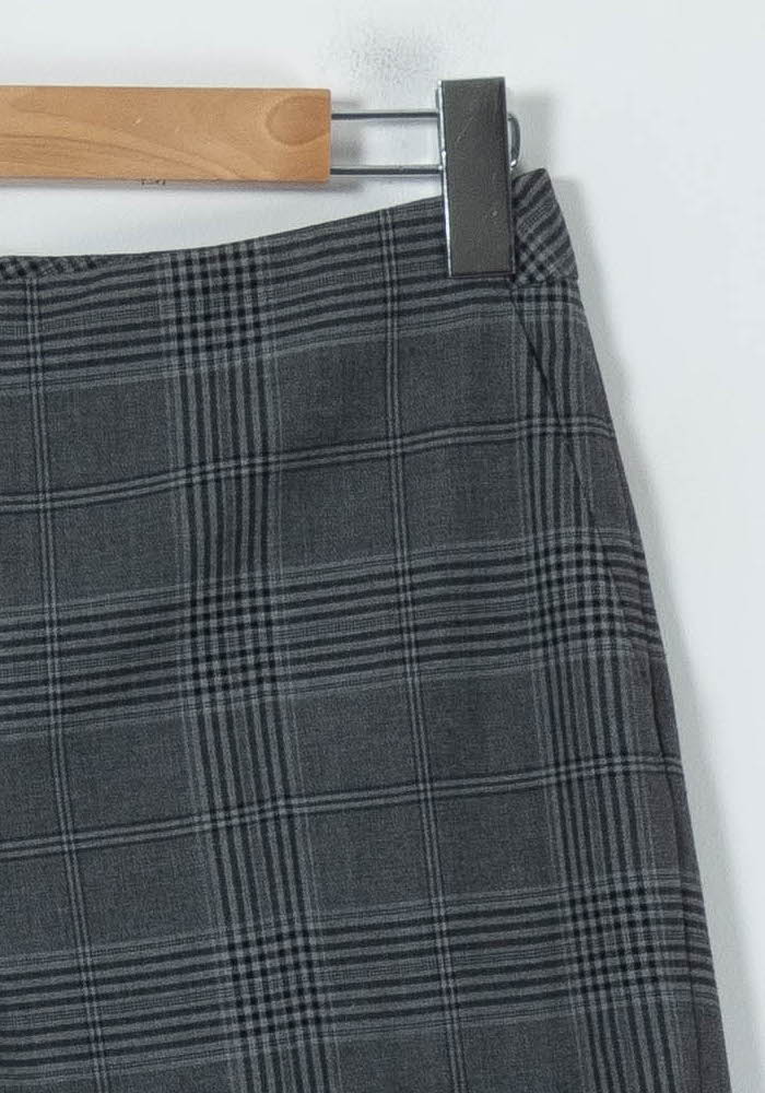 Pantalon Carreaux Gris - Taille S/36 de la marque Tara Jarmon | PARAD16042 - Vendu par Paradigme - Image 3