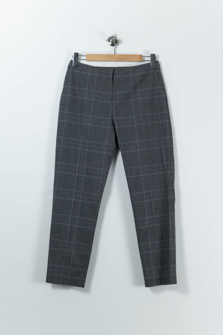 Pantalon Carreaux Gris - Taille S/36 de la marque Tara Jarmon | PARAD16042 - Vendu par Paradigme - Image 2