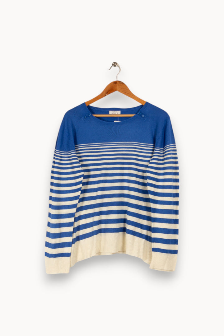 Pull marinière bleu et blanc - Taille L/40