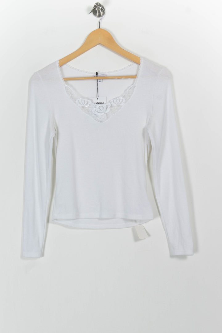 T-shirt Blanc - Taille M/38 de la marque Rouje | PARAD16054 - Vendu par Paradigme - Image 2
