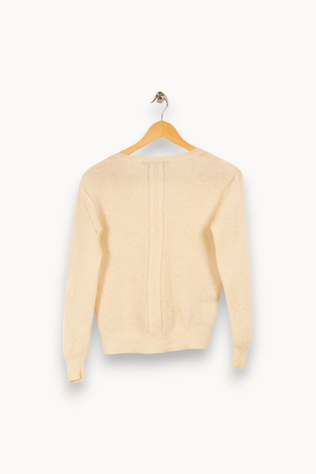 Pull en maille blanc - Taille XS/34