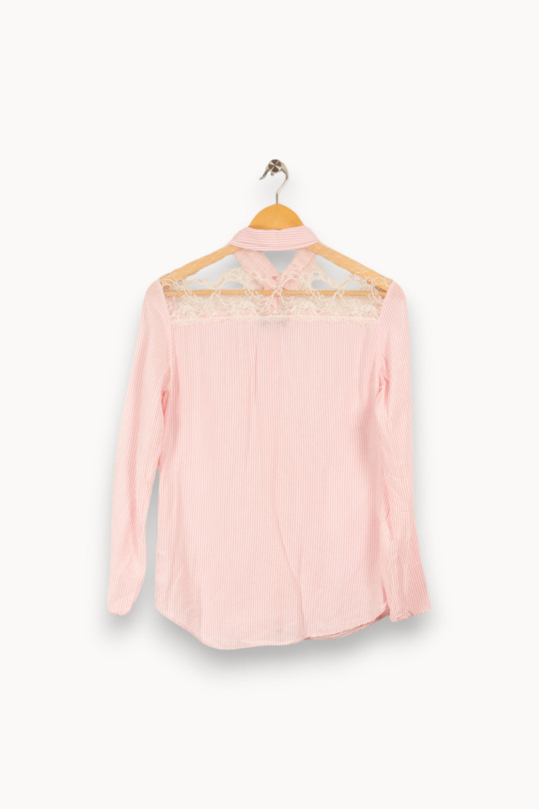 Chemise rose rayée - Taille XS/34