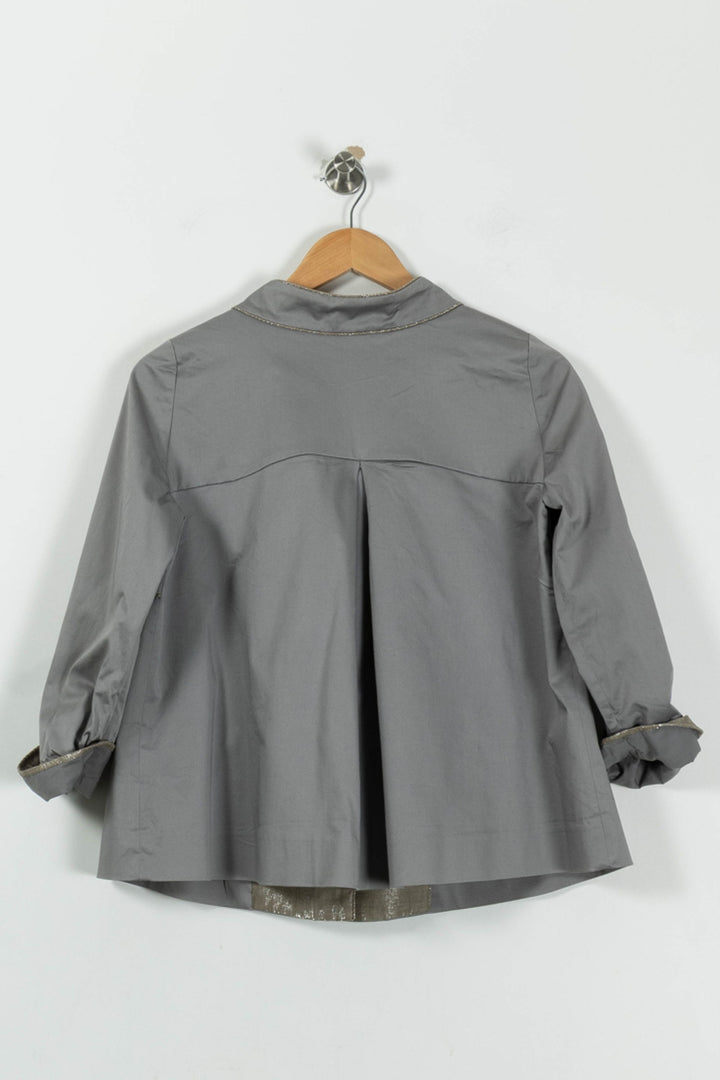 Veste Grise - Taille M/38 de la marque Maje | PARAD16081 - Vendu par Paradigme - Image 4