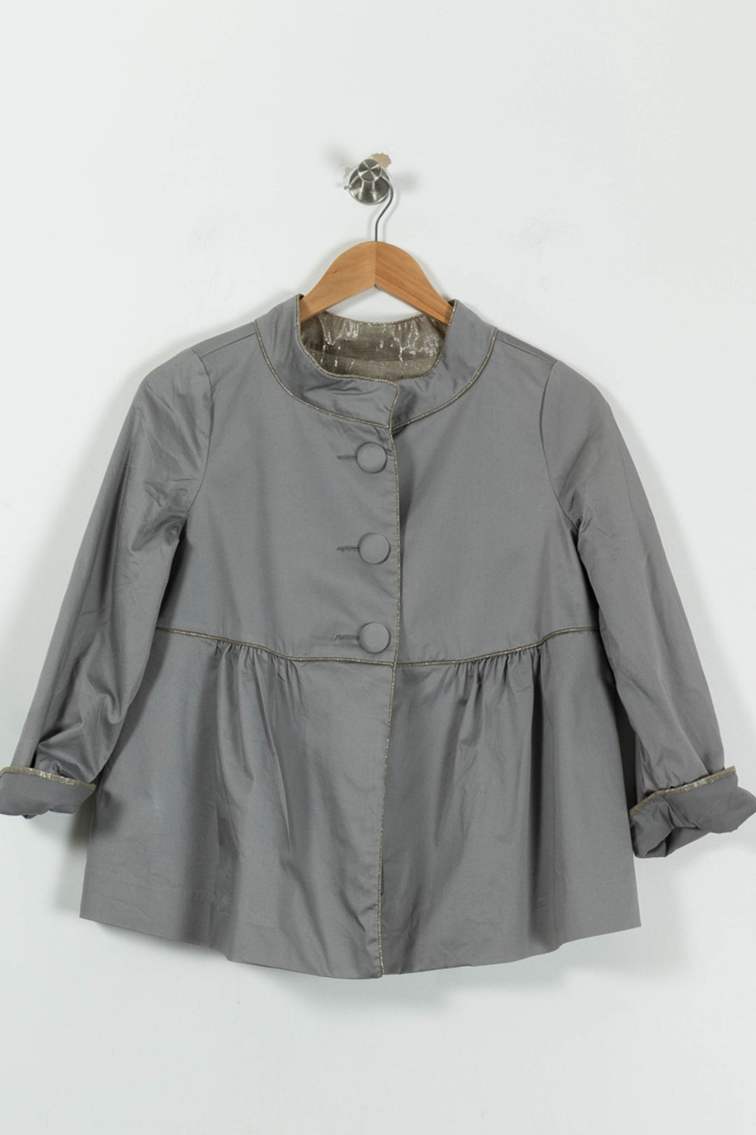 Veste Grise - Taille M/38 de la marque Maje | PARAD16081 - Vendu par Paradigme - Image 2