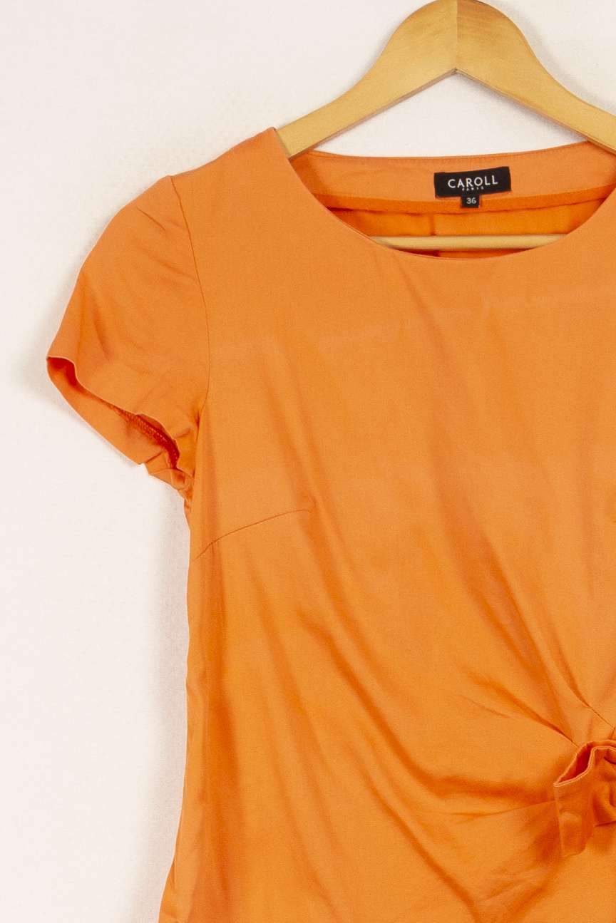 T-shirt orange - Taille S/36