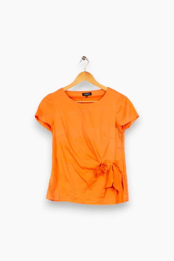 T-shirt orange - Taille S/36