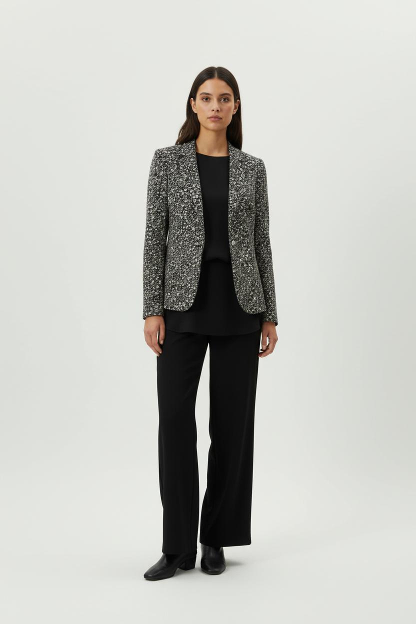 Blazer Noir et Blanc - Taille S/36 de la marque IKKS | PARAD16099 - Vendu par Paradigme - Image 1