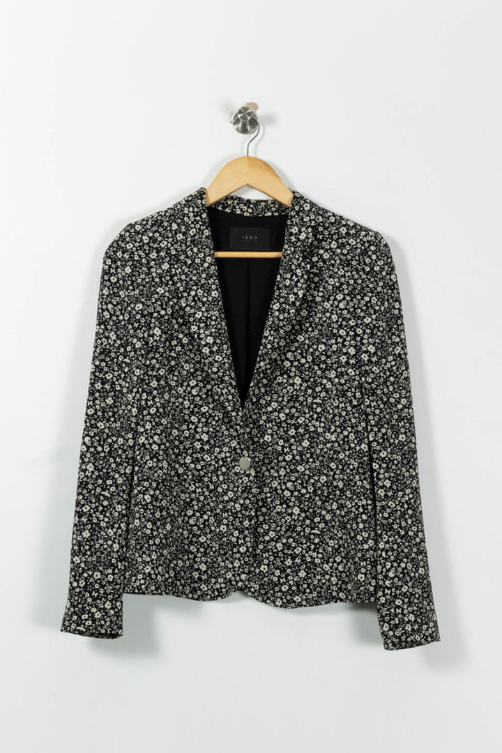 Blazer Noir et Blanc - Taille S/36 de la marque IKKS | PARAD16099 - Vendu par Paradigme - Image 2