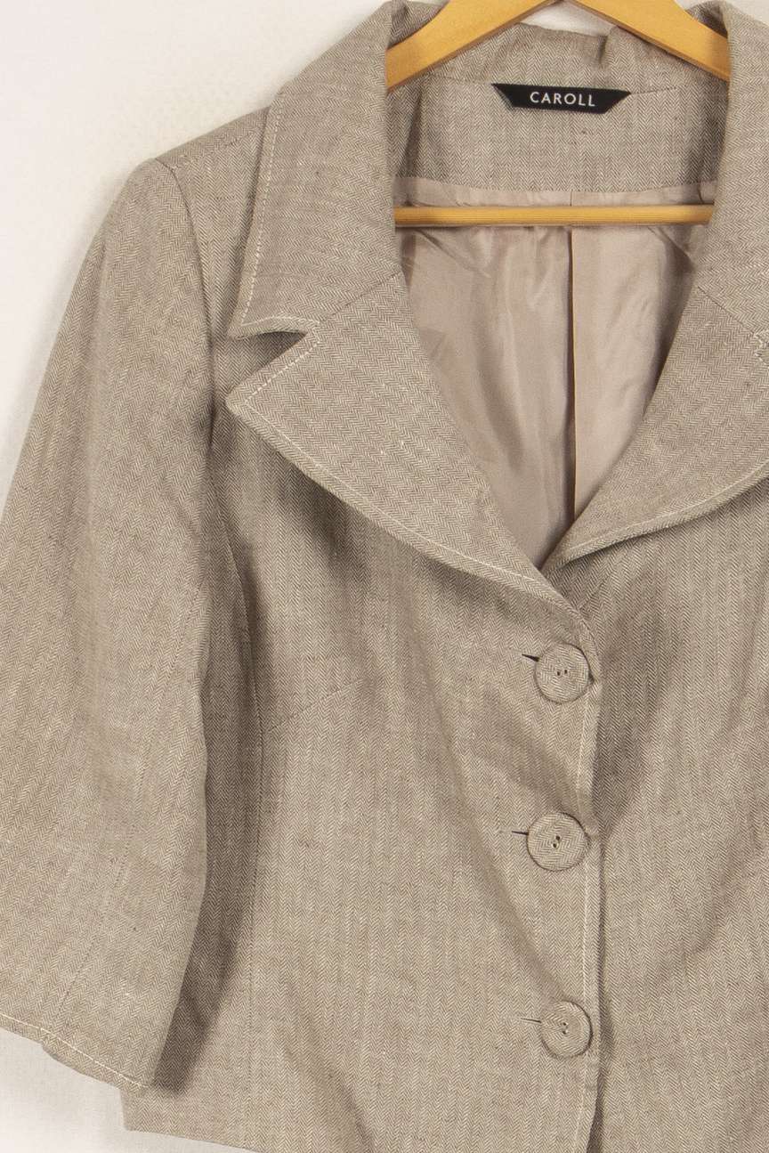 Veste Grise - Taille XL/42 de la marque Caroll | PARAD16105 - Vendu par Paradigme - Image 3