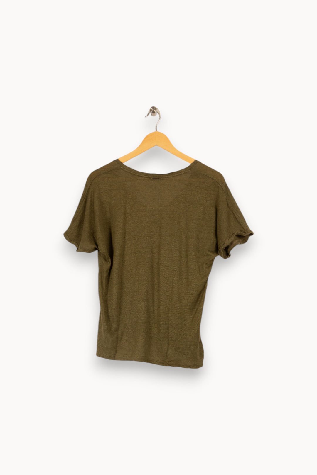 T-shirt vert avec motif doré - Taille M/38