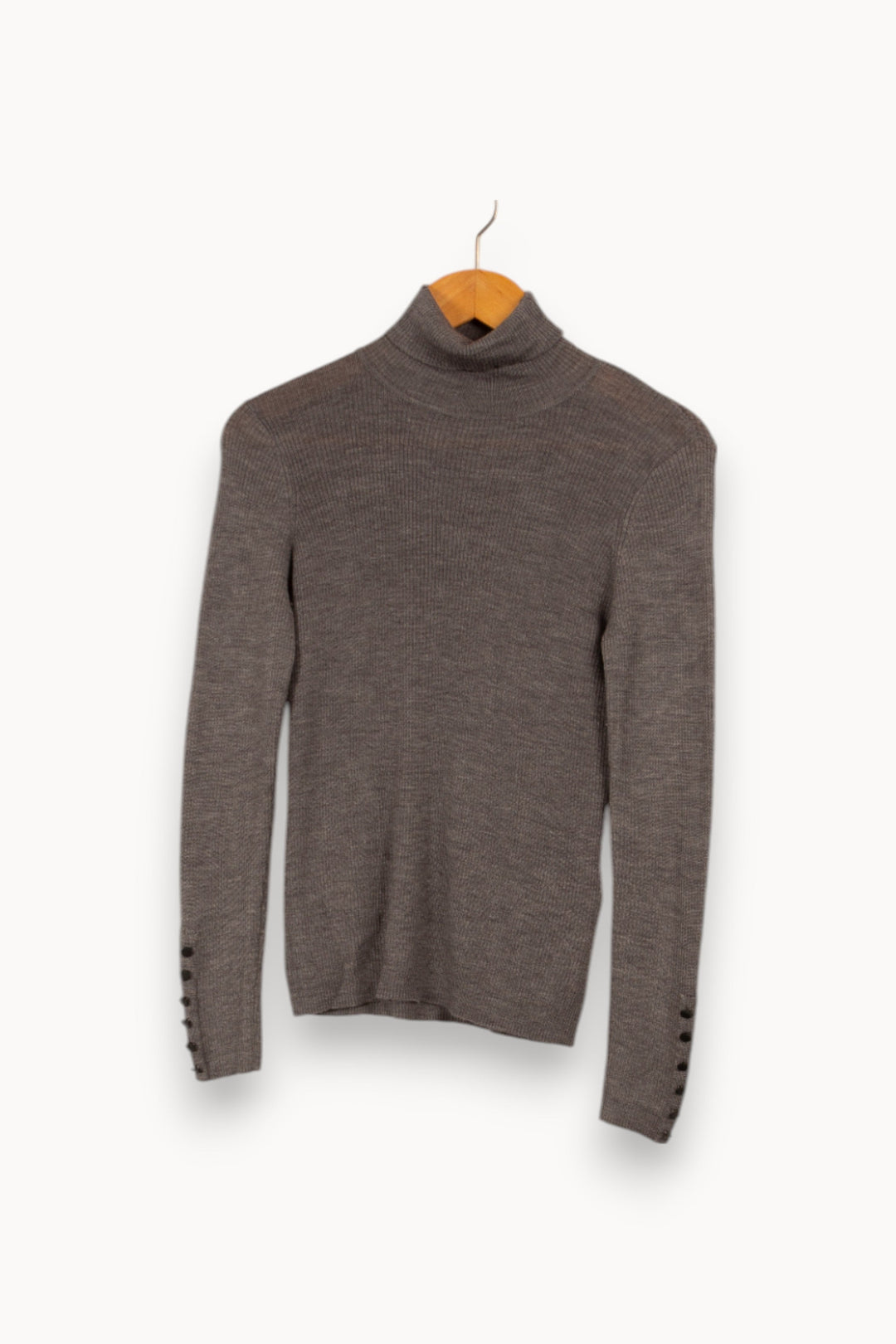 Sweat gris à col roulé - Taille M/38