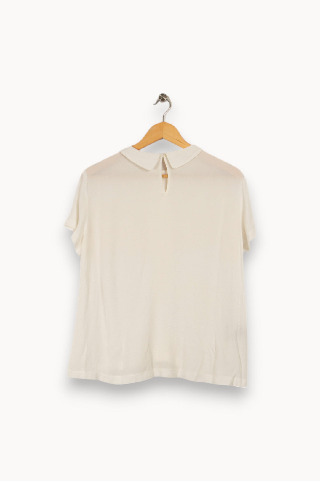 Blouse blanche à col - Taille L/40