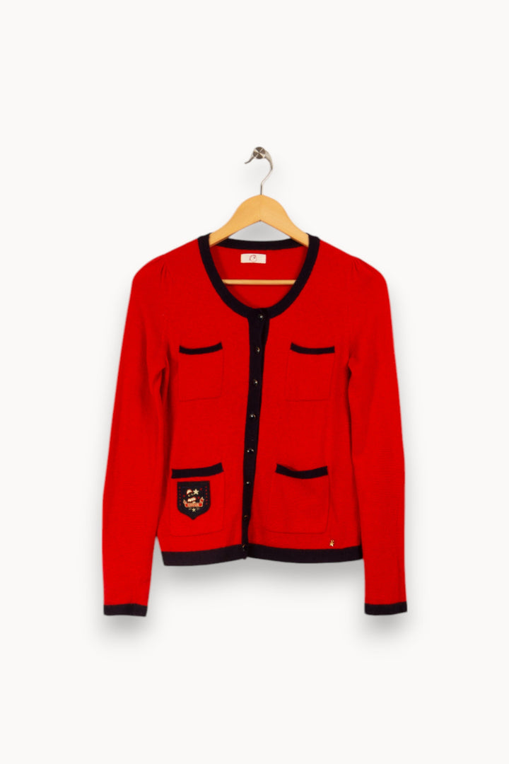 Cardigan rouge - Taille S/36