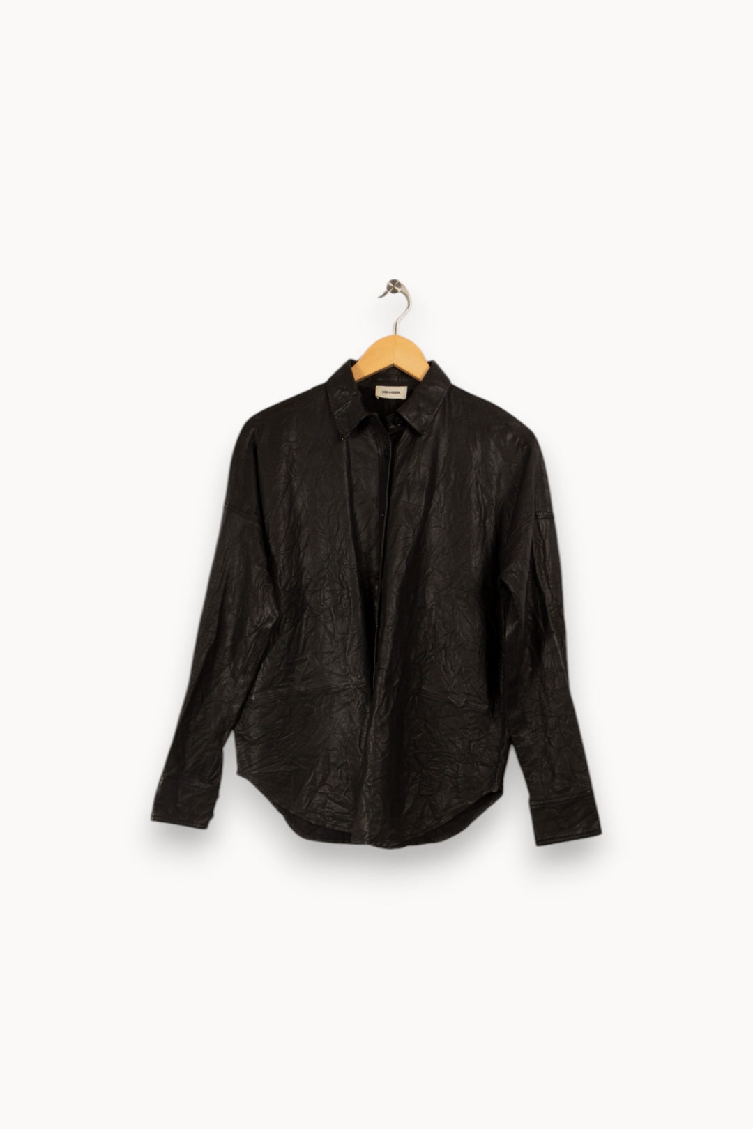 Veste en cuir noir - Taille XS/34