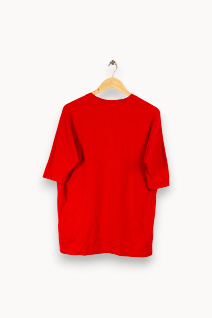 T-shirt rouge avec inscription - Taille XS/34