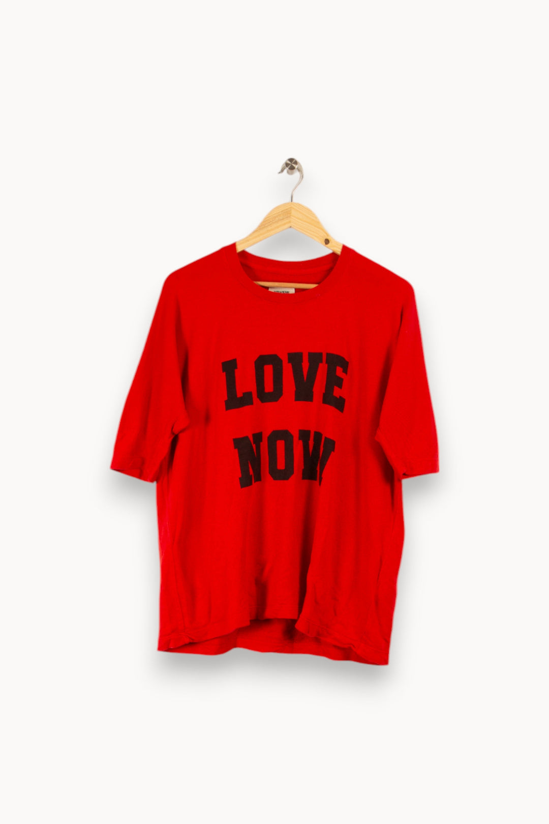 T-shirt rouge avec inscription - Taille XS/34