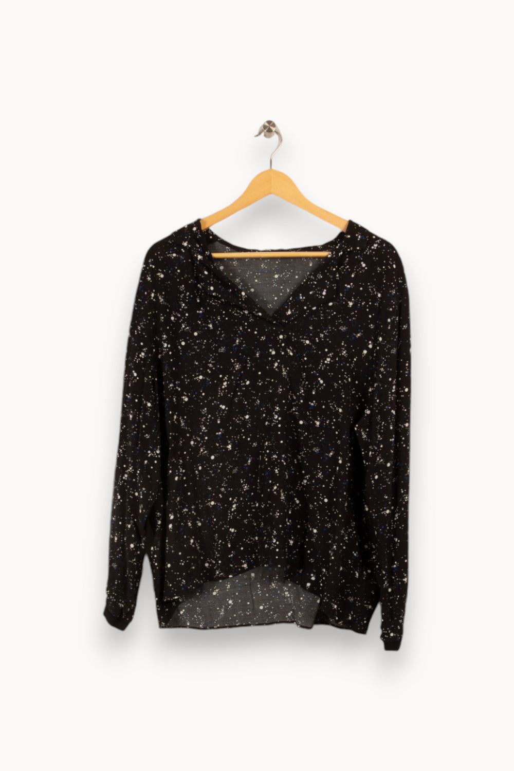 Blouse noire à motifs - Taille XXXL/46