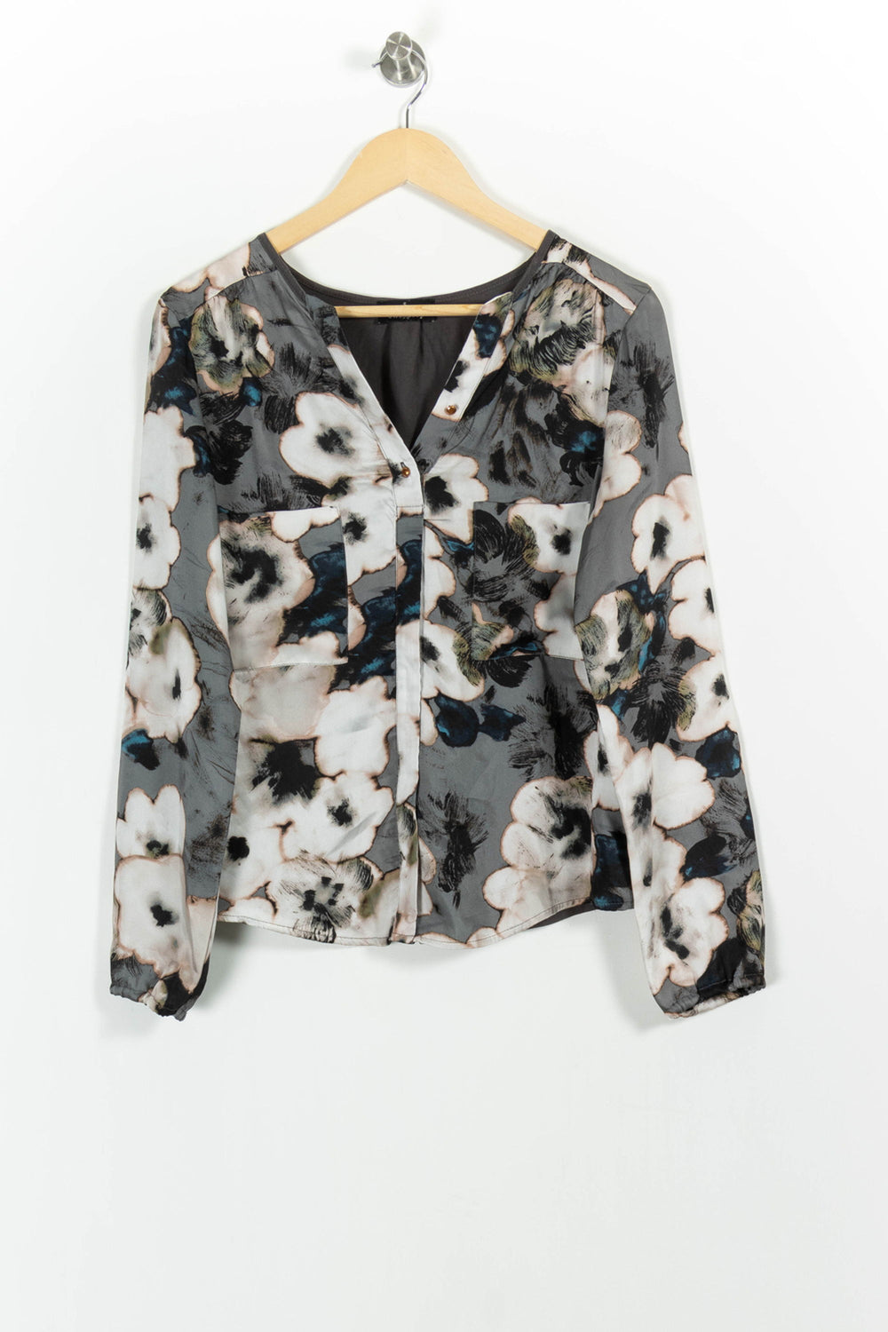 Blouse Grise et Blanche - Taille M/38 de la marque One Step | PARAD16214 - Vendu par Paradigme - Image 2