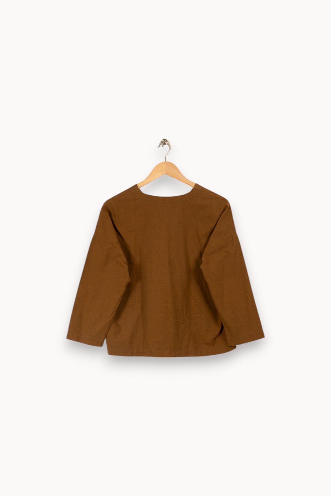 Blouse marron/vert - Taille M/38