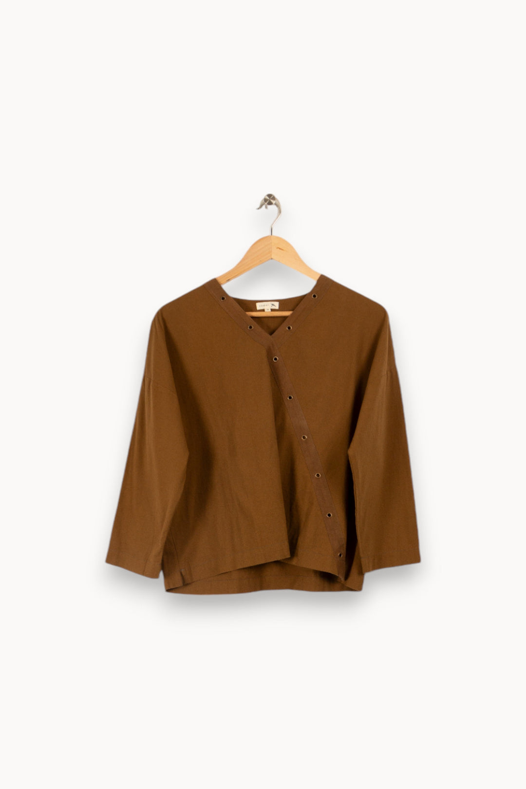 Blouse marron/vert - Taille M/38